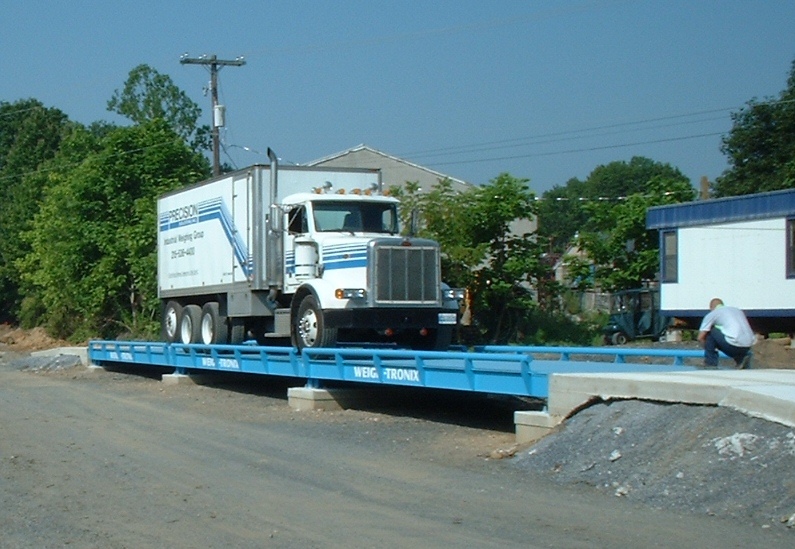 truck scale for bulk materials