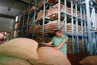 Inventory management at a grain warehouse